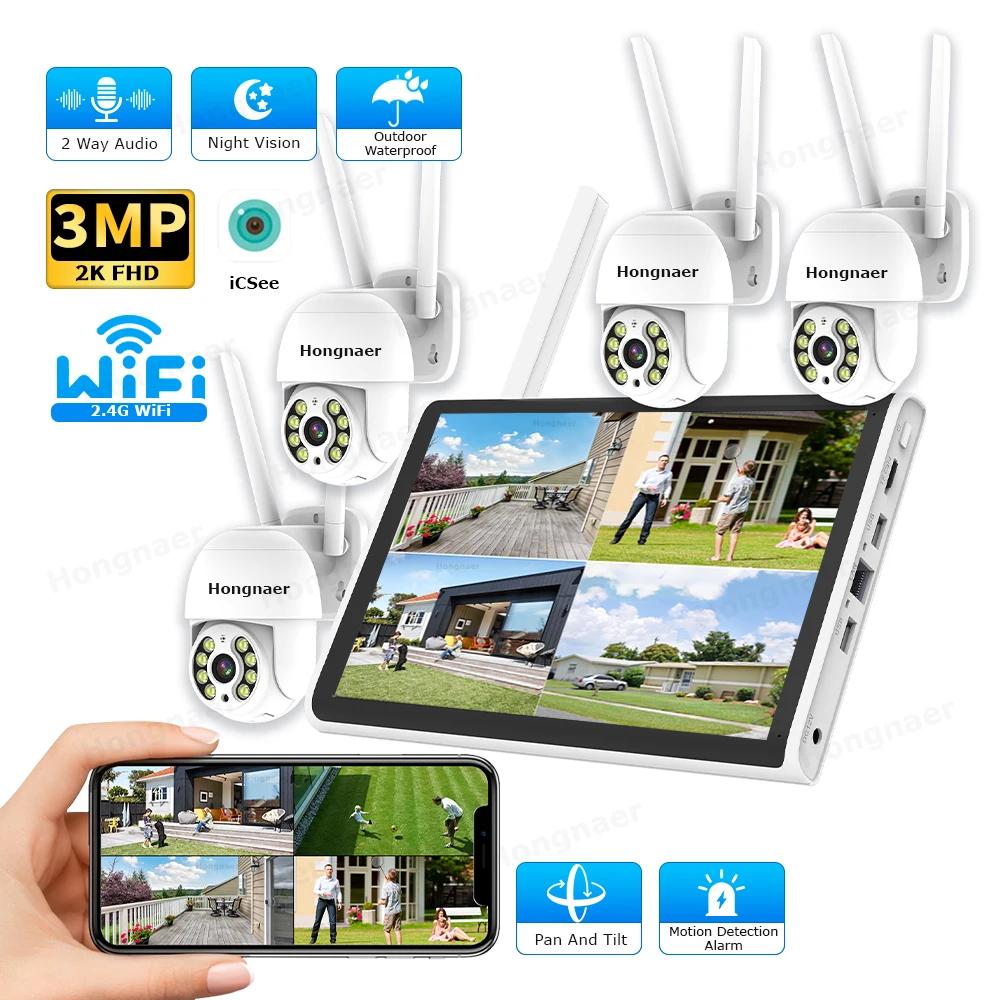 Home Security And Cameras - Zestaw Bezprzewodowego Systemu Monitoringu Domowego 2026