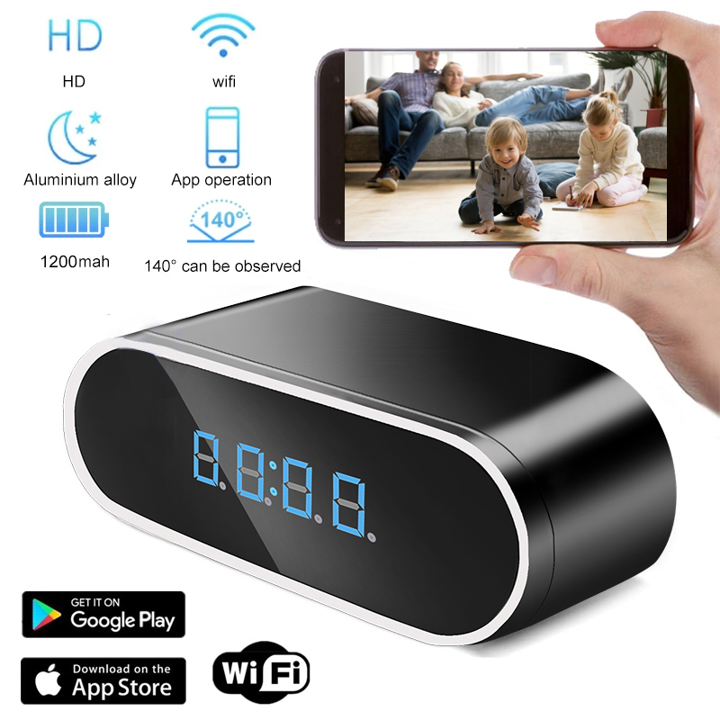 Hidden Camera Clock - Wifi Mini kamera zegarem zdalne oglądanie