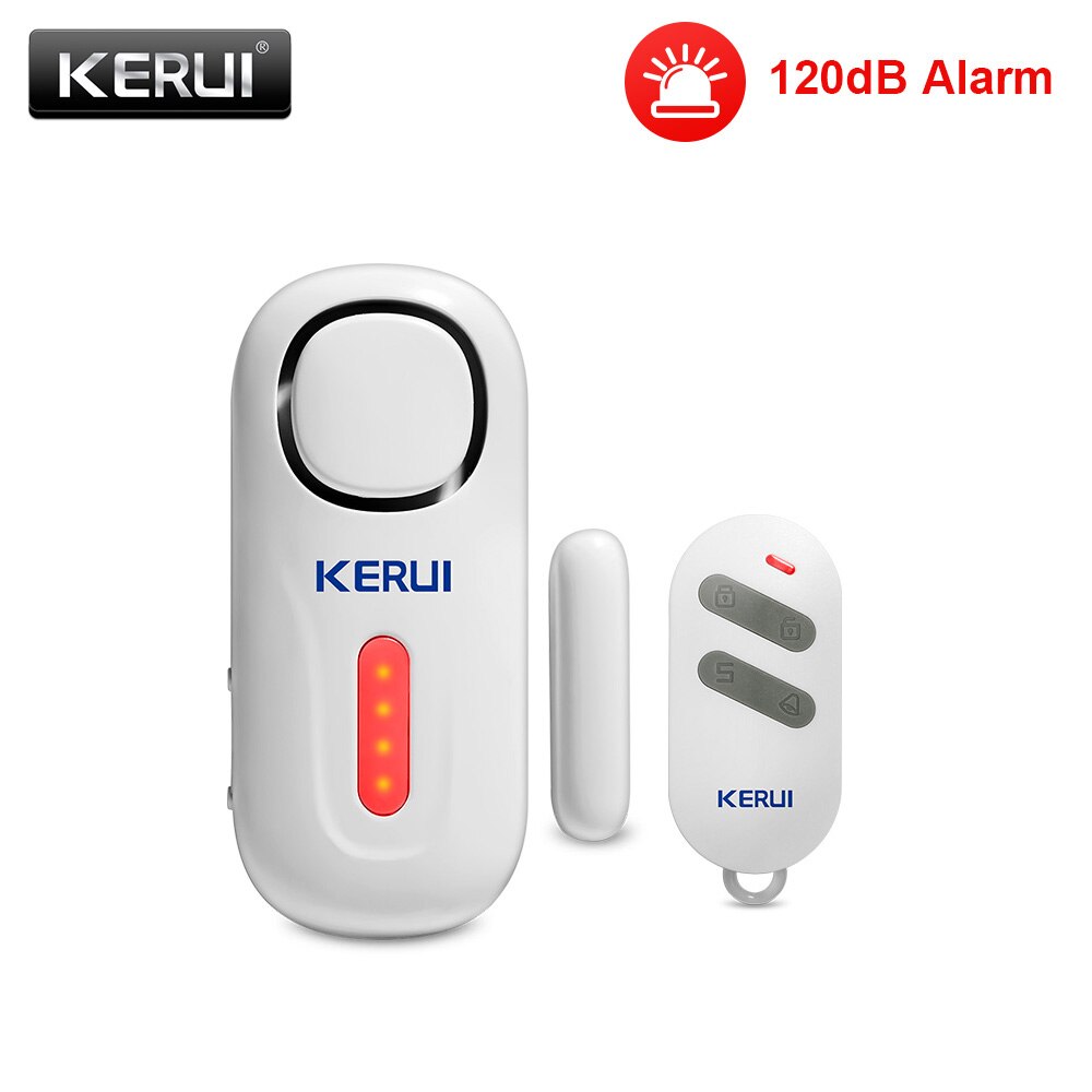 Sim Gsm Alarm - KERUI 120DB bezprzewodowe drzwi/okno wejściowe bezpieczeństwo