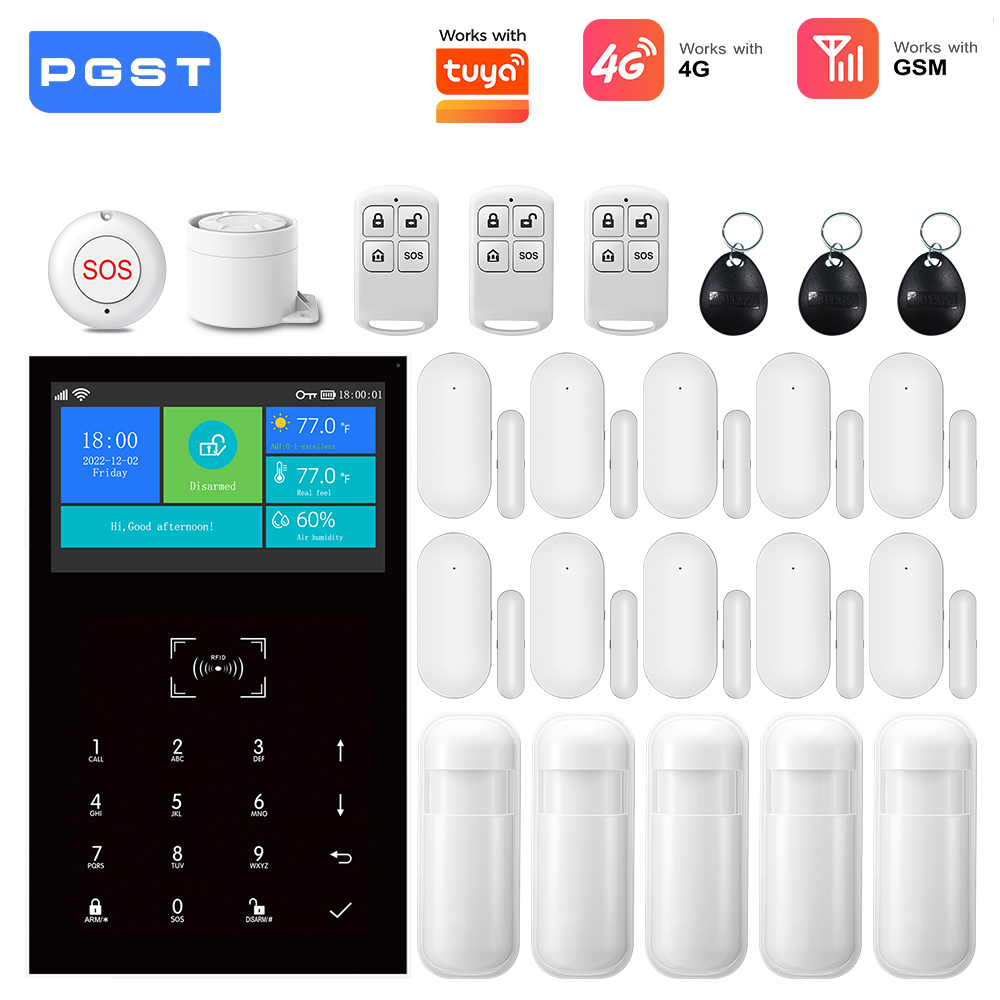 Sim Gsm Alarm - System alarmowy 4G GSM WiFi współpracujący