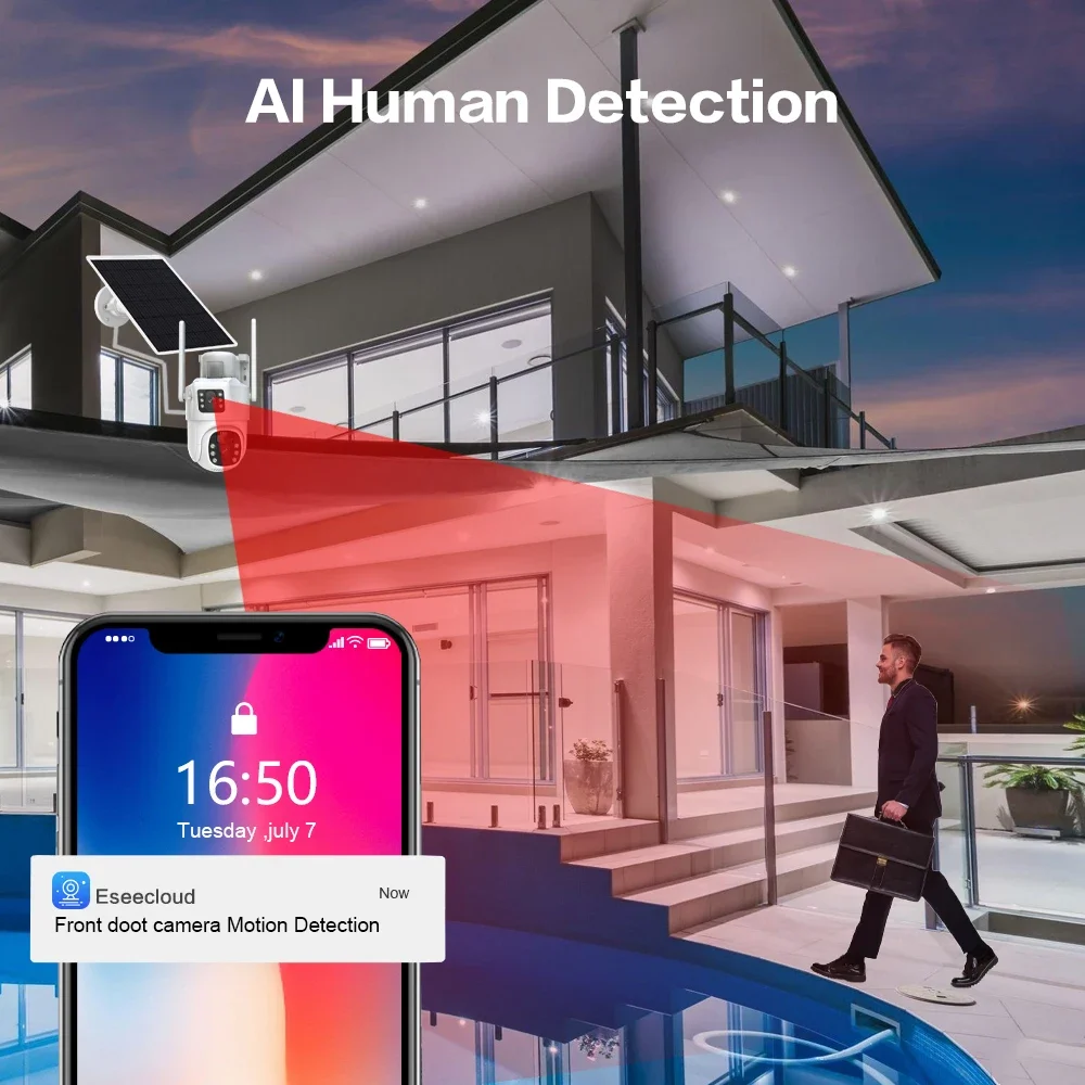 4K 8MP podwójny obiektyw Syste – Home Security Monitoring recenzja i cena