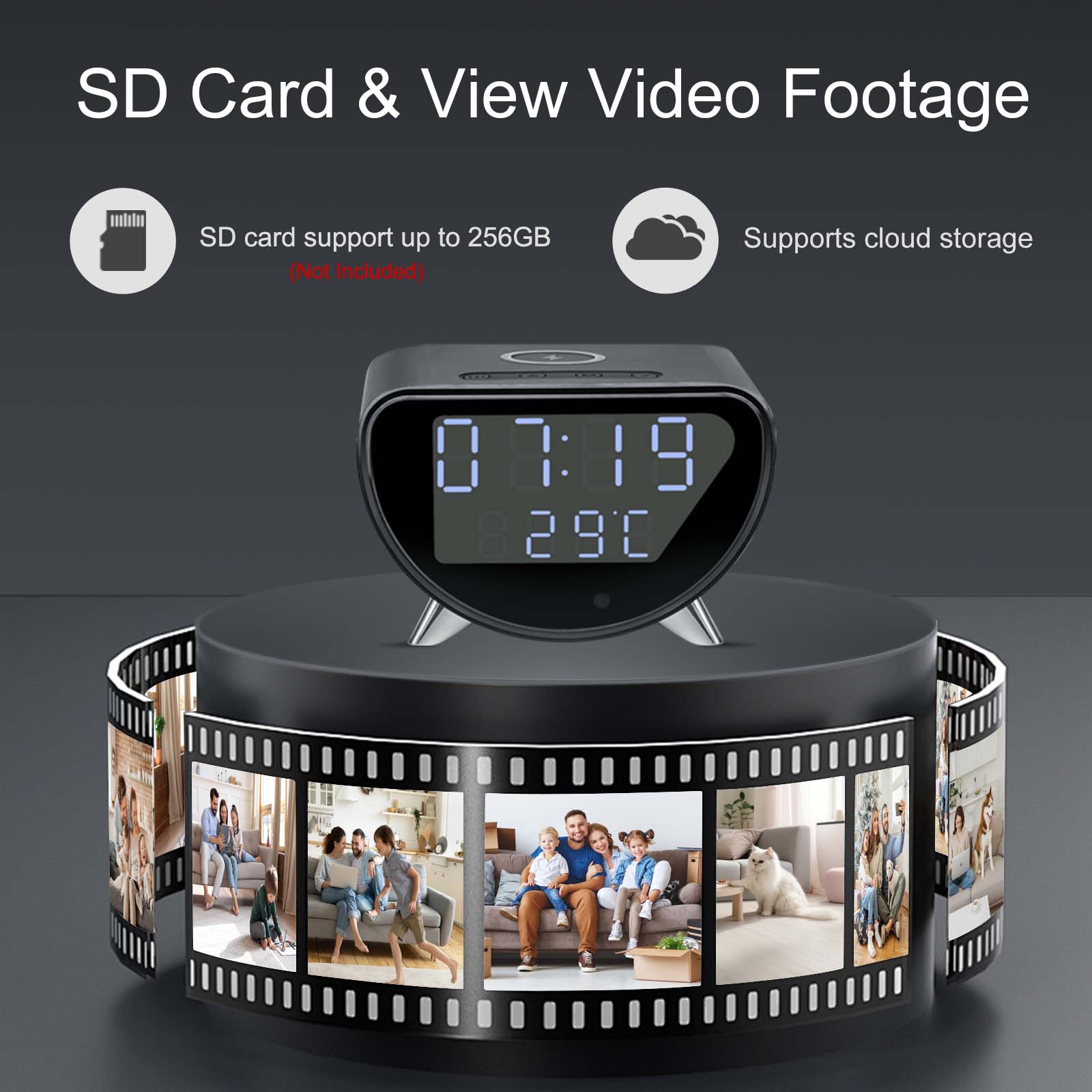 Kamera z zegarem Wi-Fi i bezpr – Hidden Camera Clock recenzja i cena