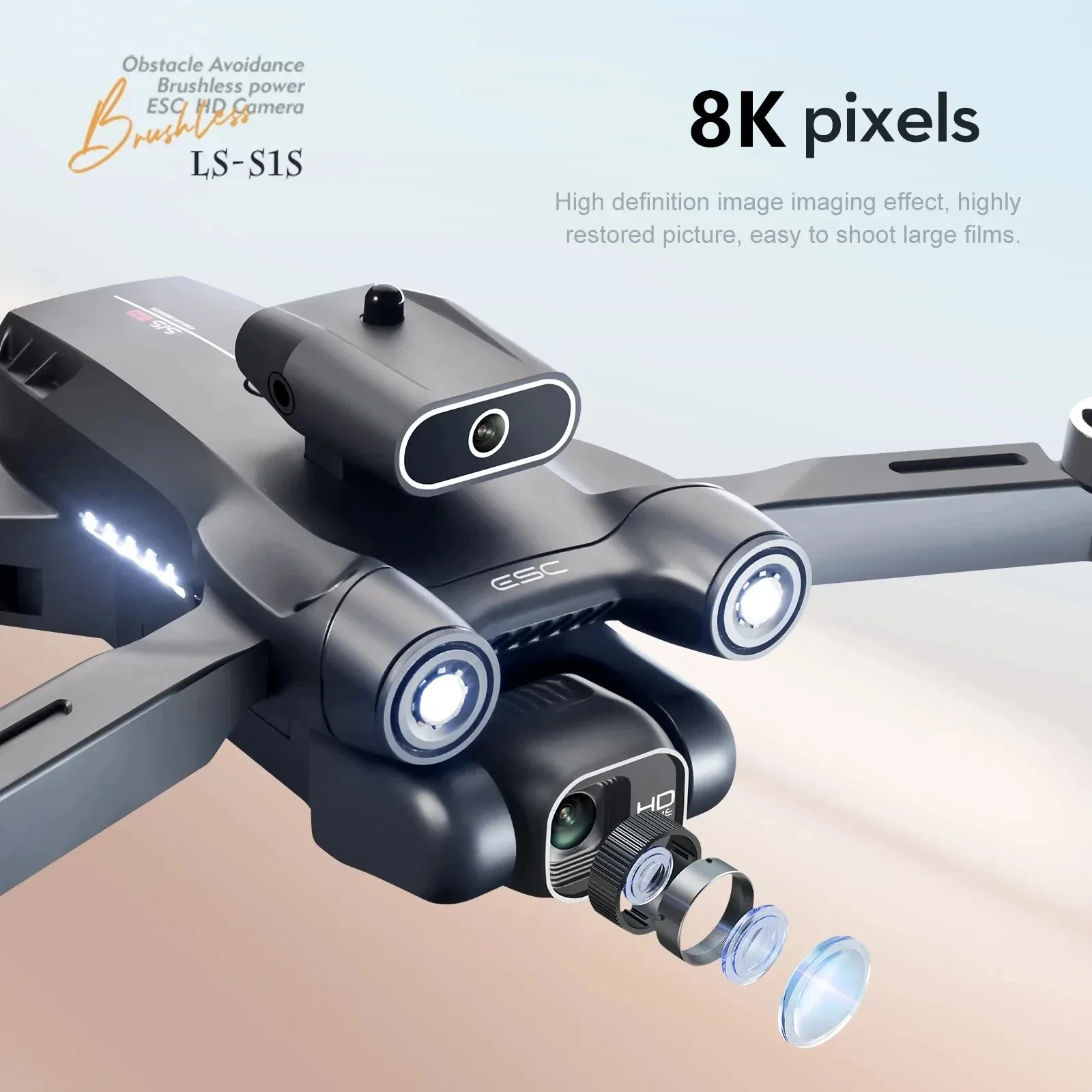 Nowy S1S 5G GPS Drone Camera 8 – Home Security Cameras Outdoor recenzja i cena