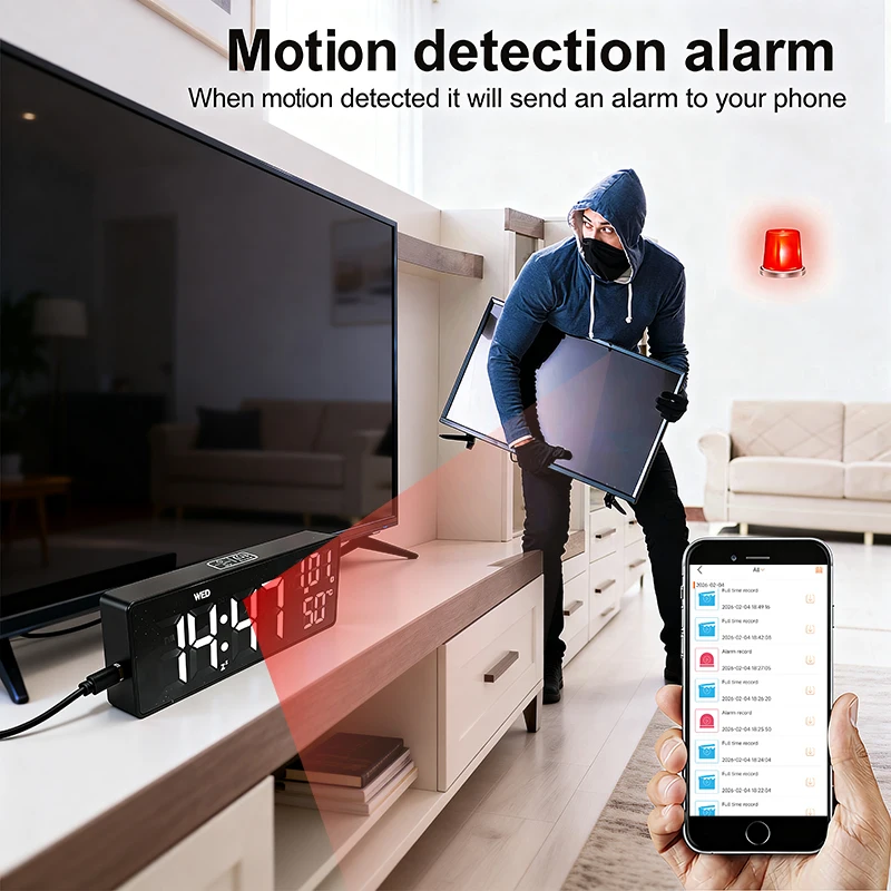 Bezprzewodowa Mini Kamera Zega – Hidden Camera Clock recenzja i cena