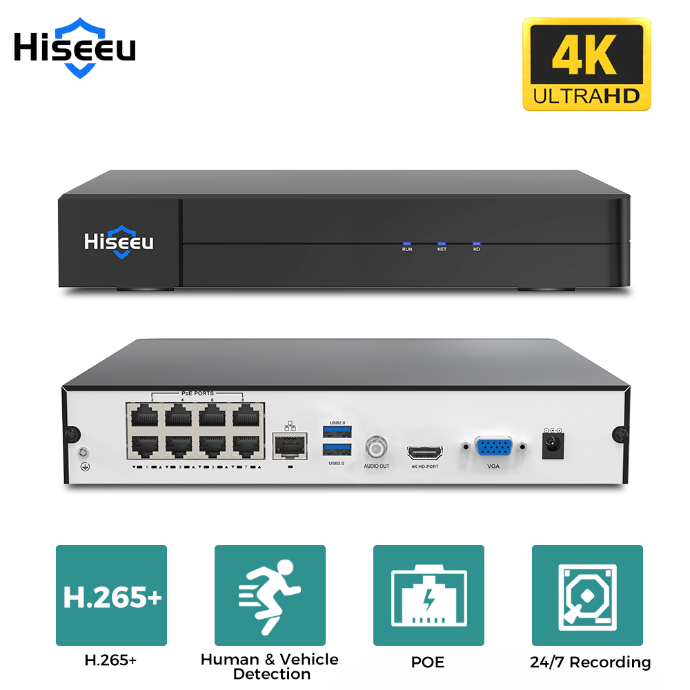 Rejestrator sieciowy Hiseeu 8C – Home Security And Cameras recenzja i cena