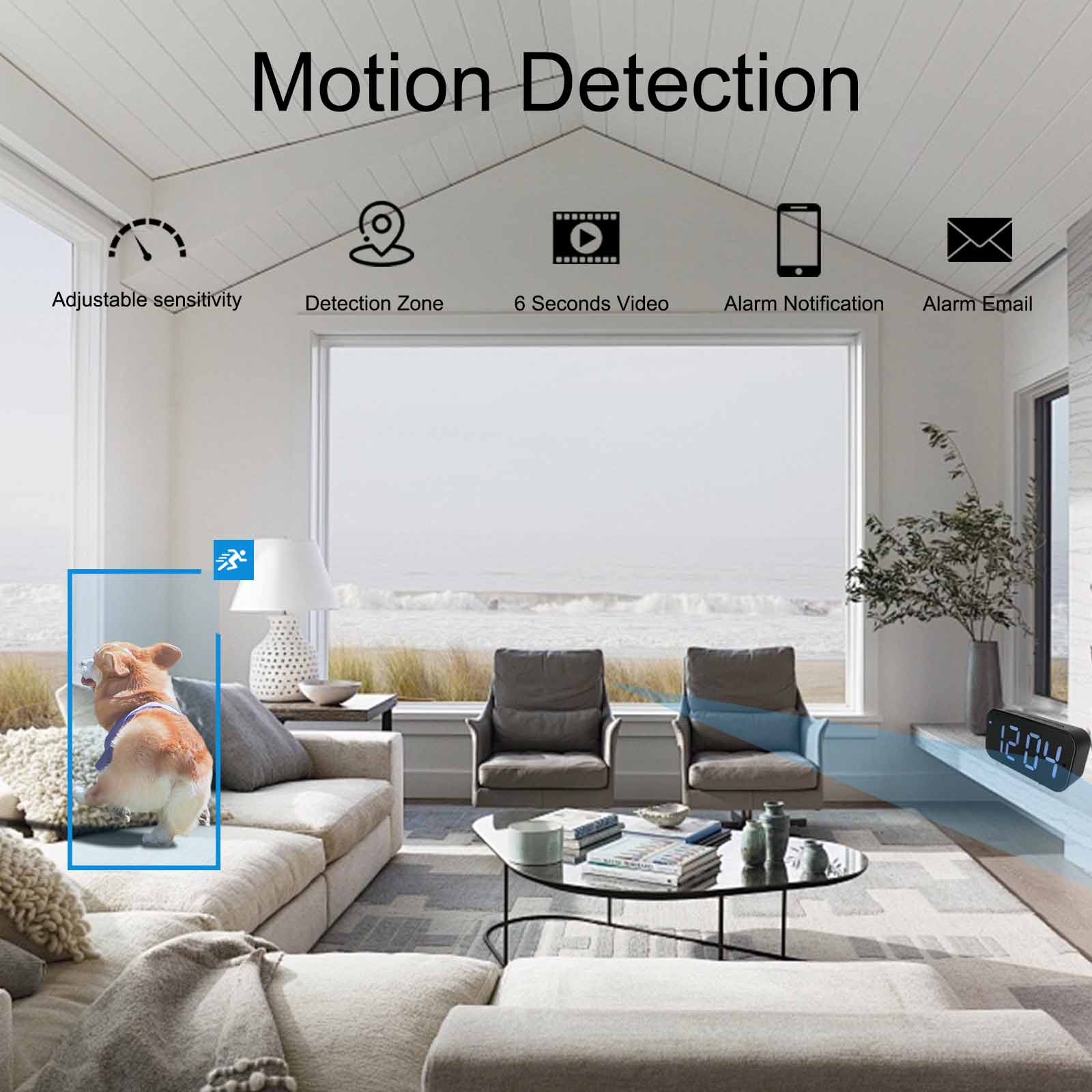 Kamera zegarowa Wi-Fi z rozdzi – Hidden Camera Clock recenzja i cena