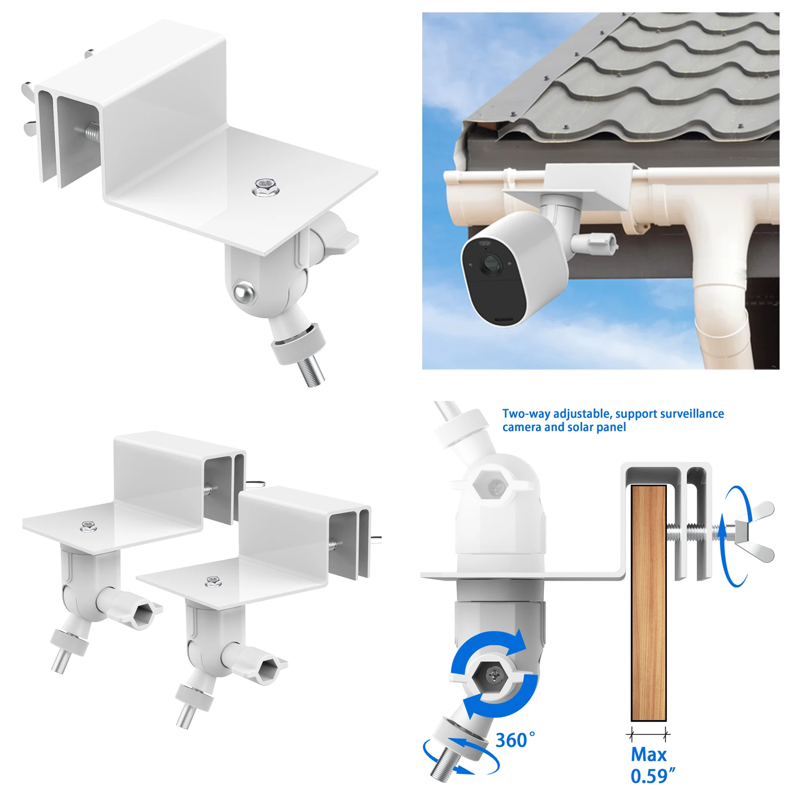 Biały, odporny na warunki atmo – Home Security Outdoor Cameras recenzja i cena