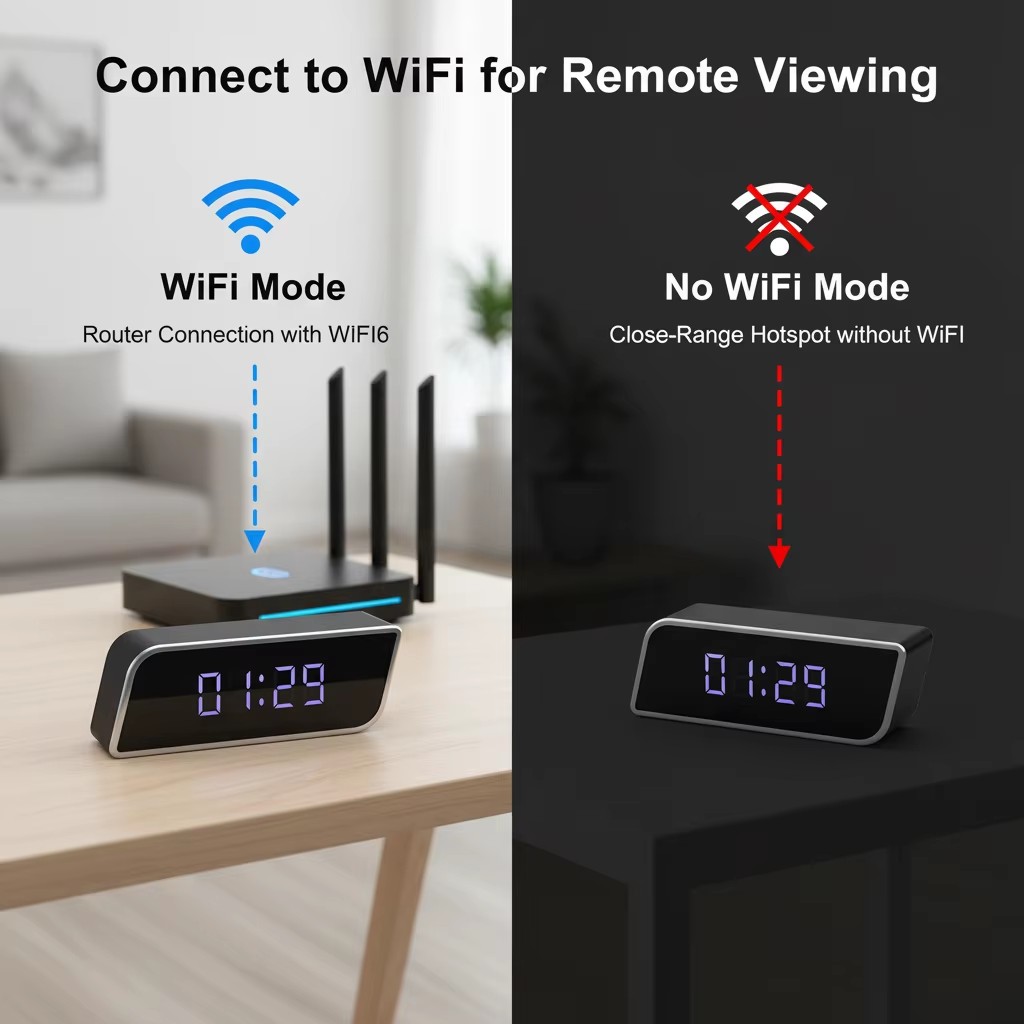 Cyfrowa kamera z zegarem 1080P – Hidden Camera Clock recenzja i cena