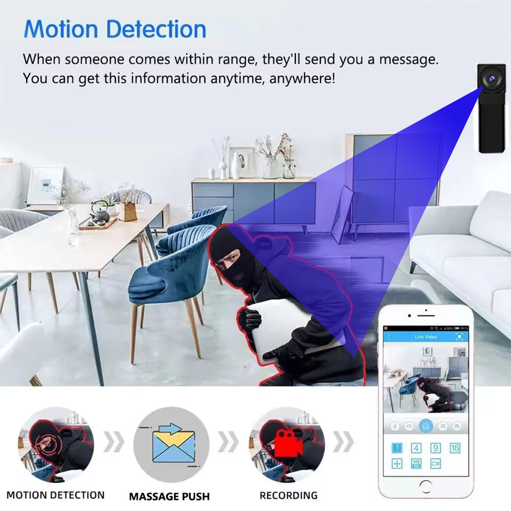 Miniaturowa kamera WiFi 4K HD, – Hidden Camera Clock recenzja i cena