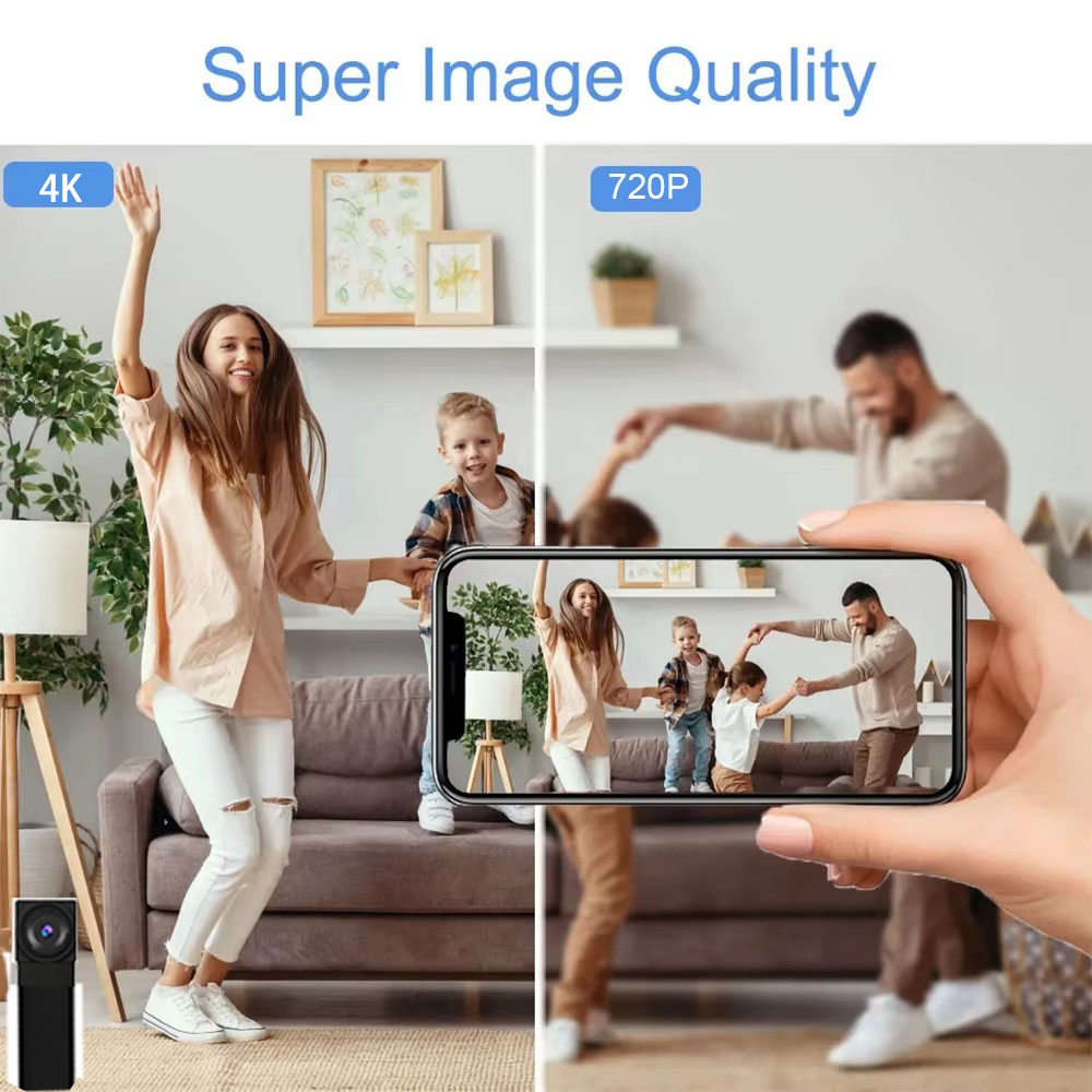 Miniaturowa kamera WiFi 4K HD, – Hidden Camera Clock recenzja i cena