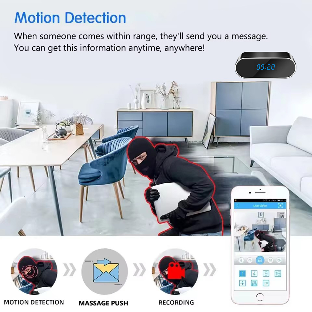 Nowa, ulepszona i poprawiona m – Hidden Camera Clock recenzja i cena