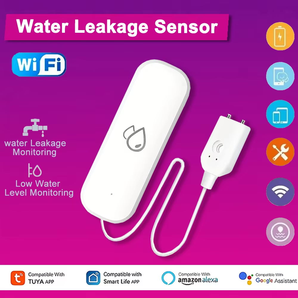 Czujnik wycieku wody Tuya WiFi – Home Security Monitoring recenzja i cena