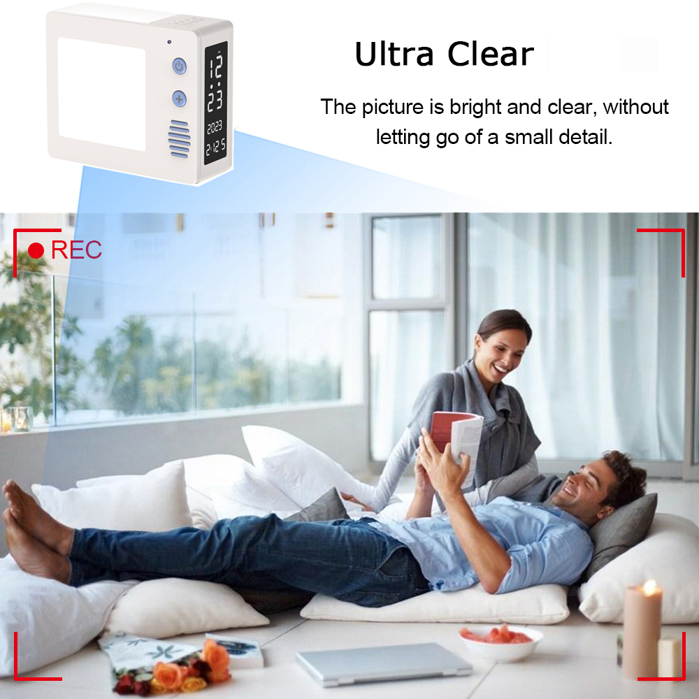 Miniaturowa kamera WiFi 1080P  – Hidden Camera Clock recenzja i cena