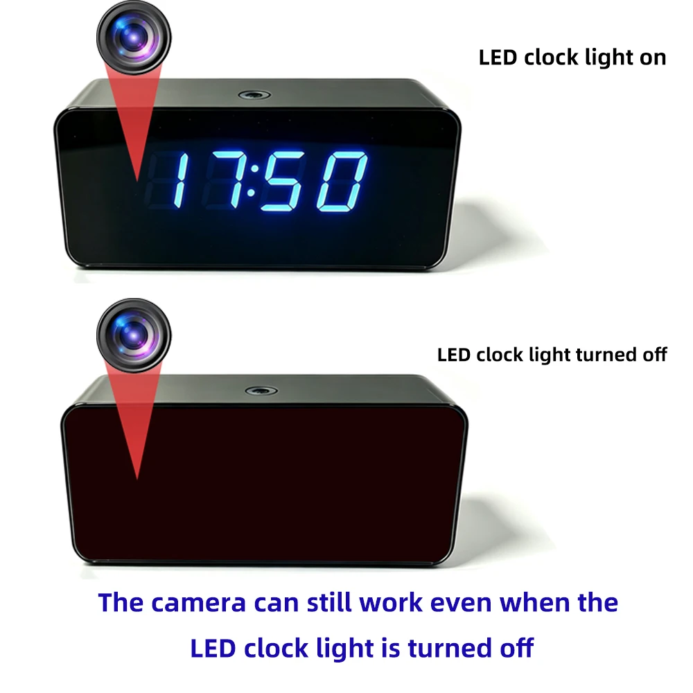 Kamera zegarowa 4K HD WiFi, ob – Hidden Camera Clock recenzja i cena