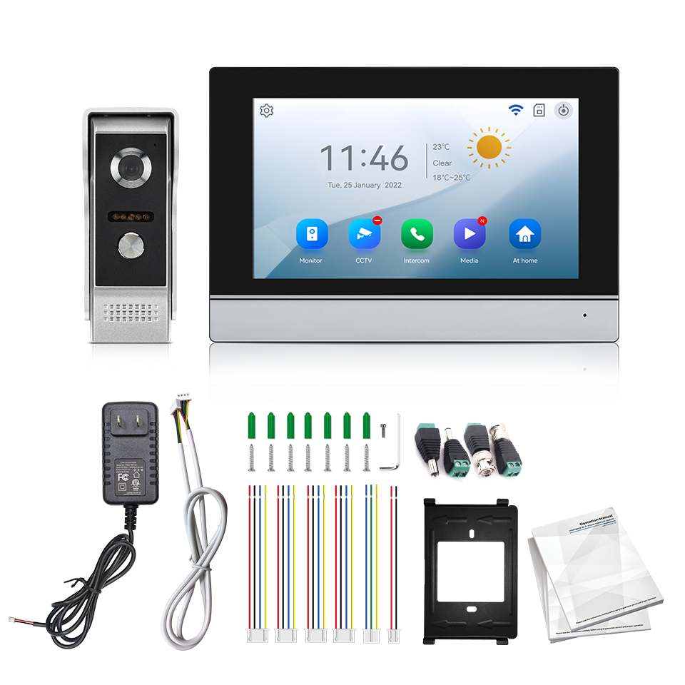 7-calowy ekran IPS, 2MP, zdaln – Home Security Upgrades recenzja i cena