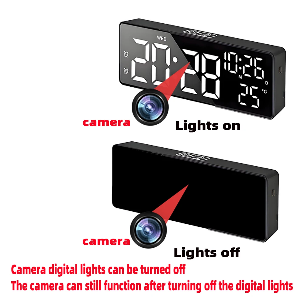 Mini kamera 4K HD, obsługuje z – Hidden Camera Clock recenzja i cena