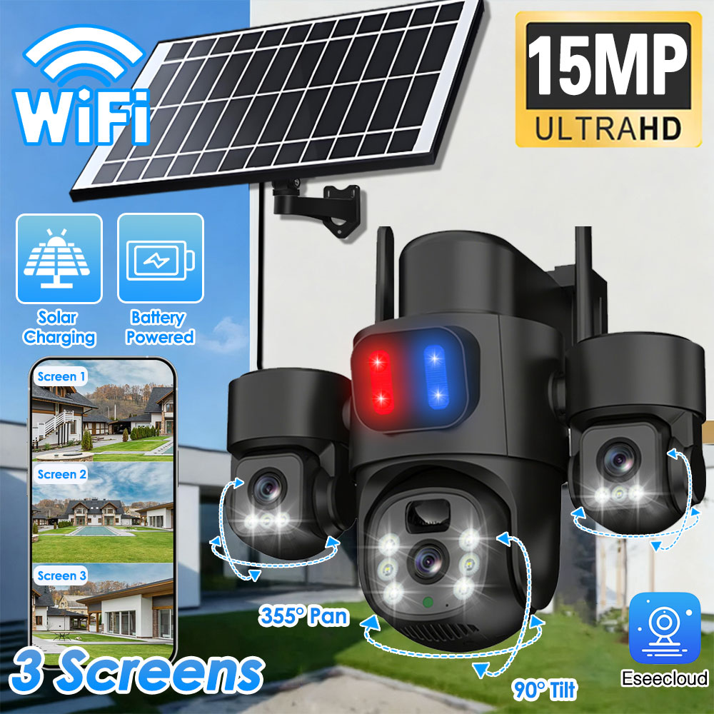 Zewnętrzna kamera solarna PTZ  – Home Security Outdoor Cameras recenzja i cena
