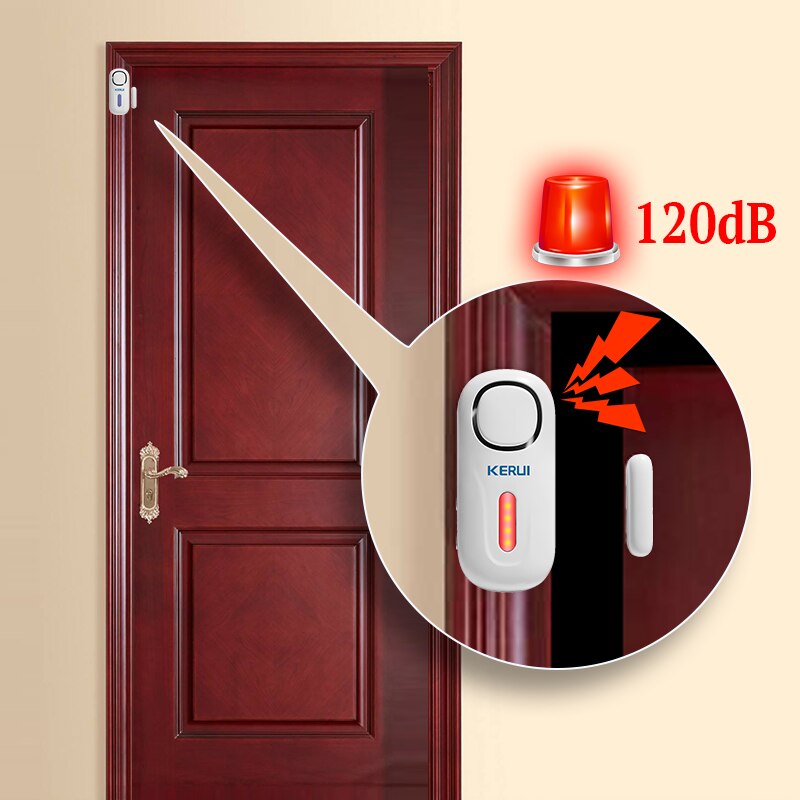 KERUI 120DB bezprzewodowe drzw – Sim Gsm Alarm recenzja i cena