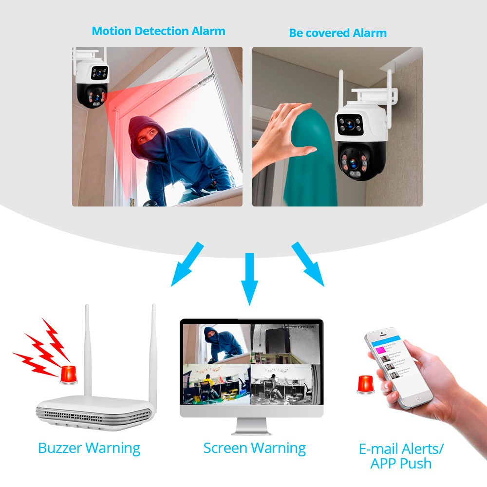 KERUI 2K 4MP zewnętrzna kamera – Home Security Outdoor Cameras recenzja i cena