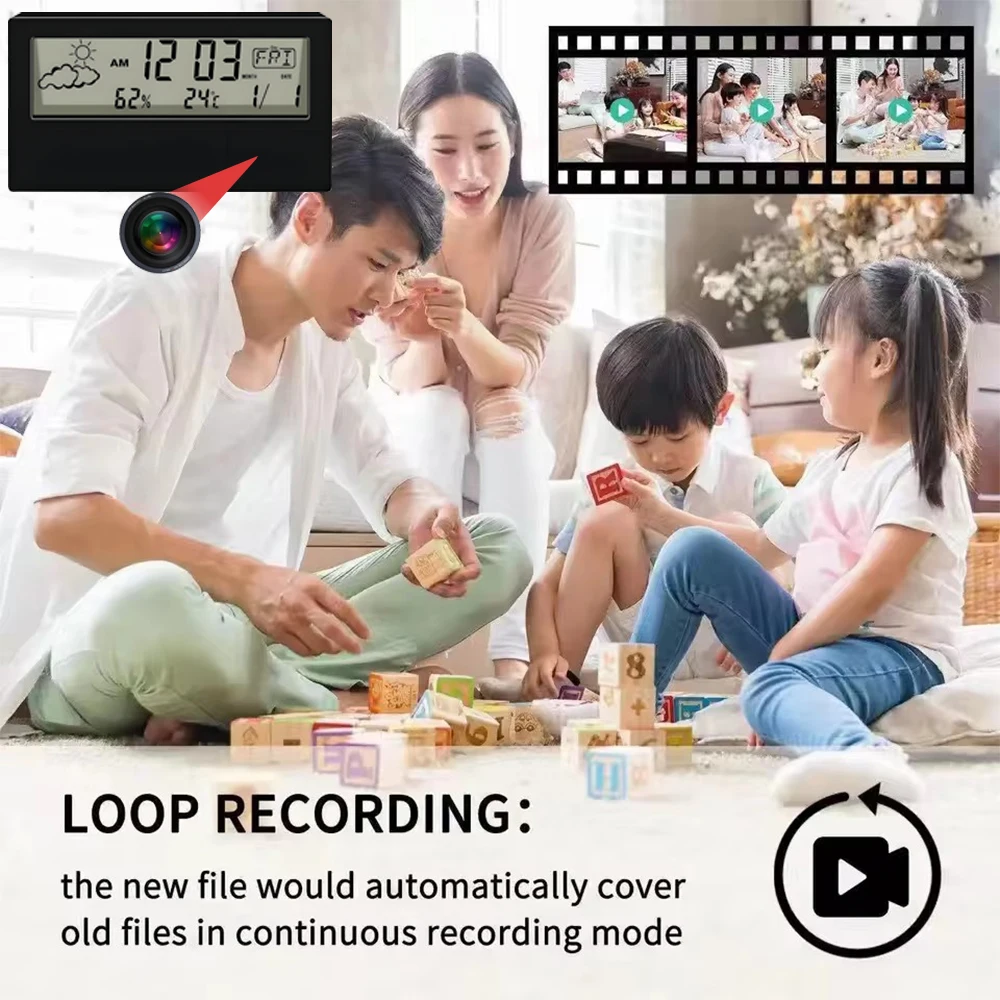 Kamera WiFi HD 4K, nowa mini k – Hidden Camera Clock recenzja i cena