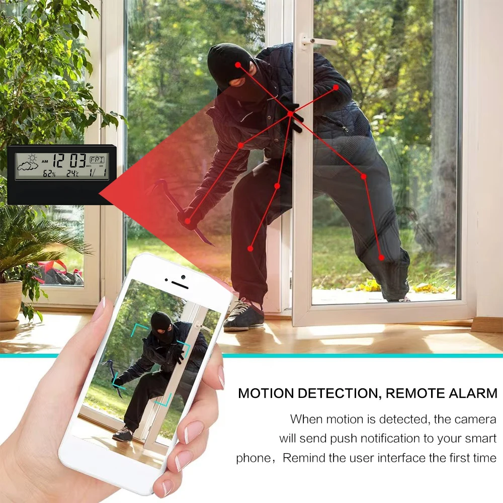 Kamera WiFi HD 4K, nowa mini k – Hidden Camera Clock recenzja i cena